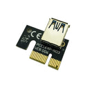 Newest Version • PCIE Riser 1X To 16X Powered riser • Ethereum Mining ETH • USB 3.0 •  Molex/6Pin/Sata •  60CM • HIGH STABILITY • (6Pcs) - UK Mining