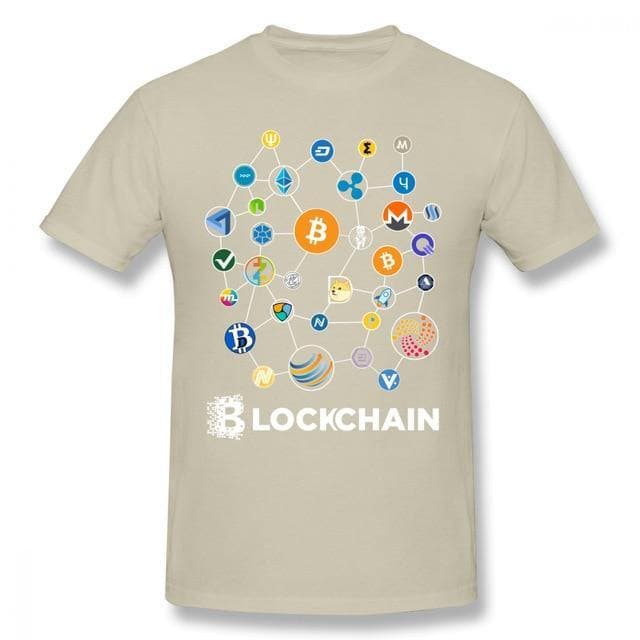 Blockchain, BitCoin, Litecoin, Ripple, Ethereum Cryptocurrency T-Shirt • Men's - UK Mining