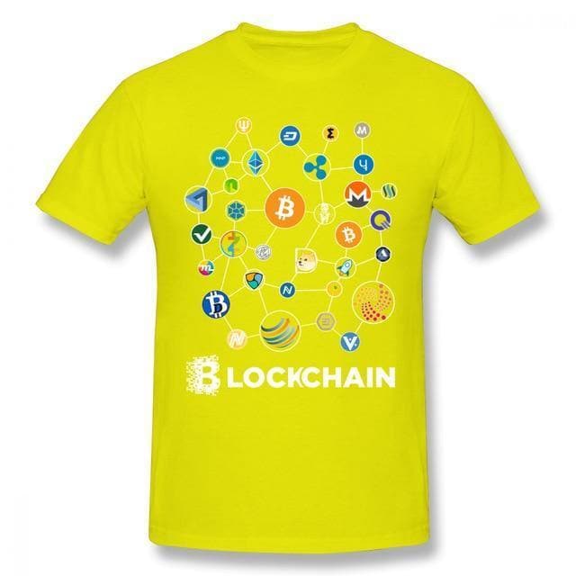 Blockchain, BitCoin, Litecoin, Ripple, Ethereum Cryptocurrency T-Shirt • Men's - UK Mining