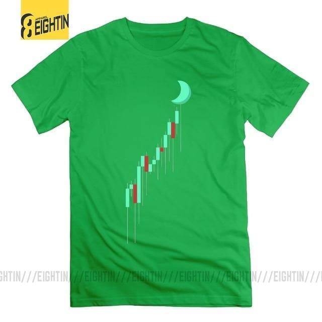 Crypto Candle to the MOON T Shirt • Men's - UK Mining