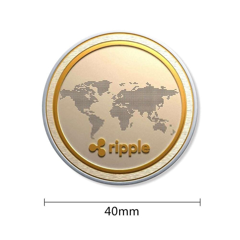 Cryptocurrency Ripple Coin Commemorative Plated Coin. - UK Mining