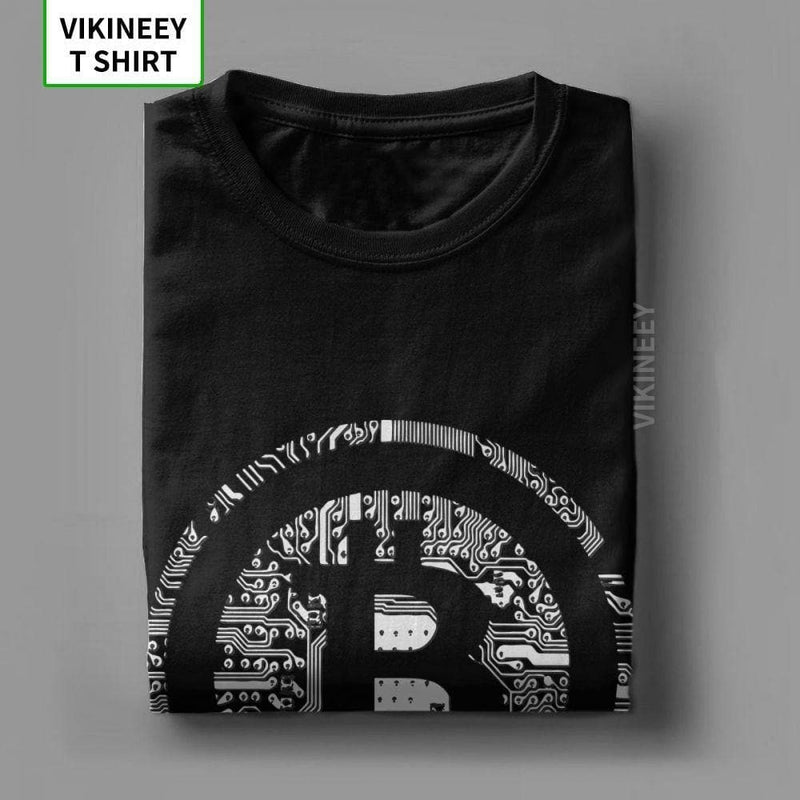 Bitcoin Cryptocurrency T-Shirt • Financial Revolution • Men's - UK Mining