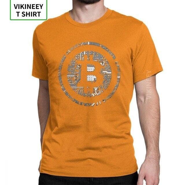 Bitcoin Cryptocurrency T-Shirt • Financial Revolution • Men's - UK Mining