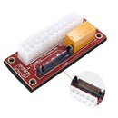 ATX 24Pin to 4Pin Molex/SATA Power Supply Sync Starter Card Dual PSU Adapter - UK Mining