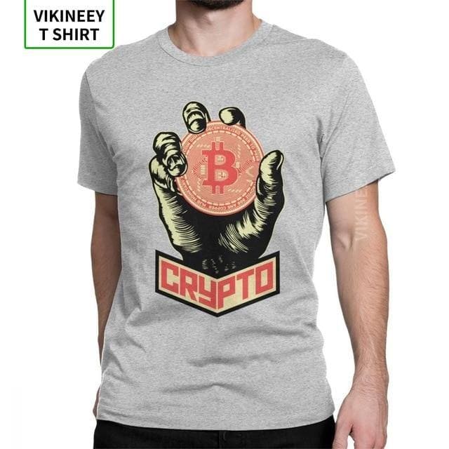 Bitcoin Crypto Cryptocurrency T Shirt • Men's - UK Mining