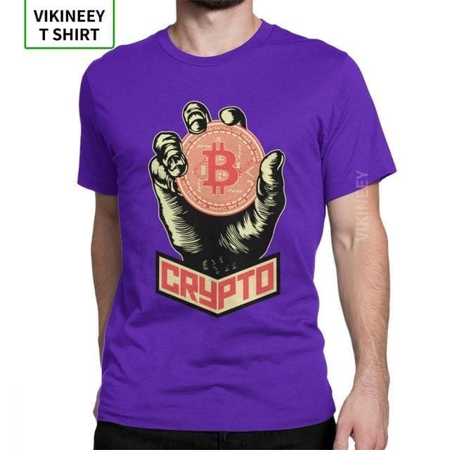 Bitcoin Crypto Cryptocurrency T Shirt • Men's - UK Mining