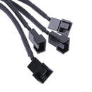 4-Pin Molex Male To 4x 3-Pin/4-Pin PWM Male - UK Mining